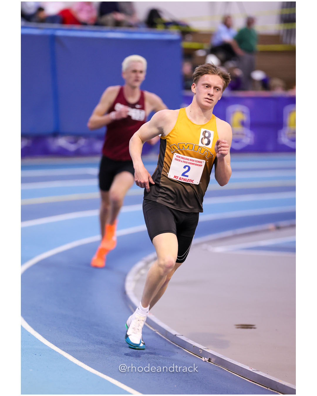 Luke Cushing - Amity - 2026 New England Indoor Track and Field Championships - Reggie Lewis Center - Boston, Massachusetts - February 28, 2…