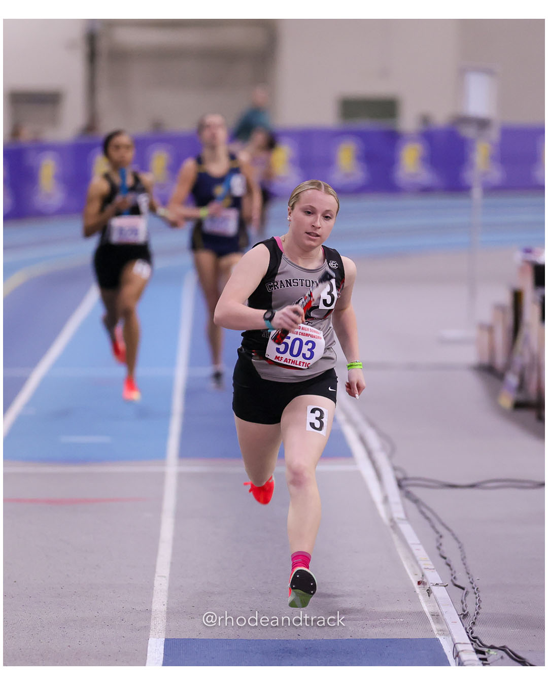 Cranston West -2026 New England Indoor Track and Field Championships - Reggie Lewis Center - Boston, Massachusetts - February 28, 2026 File: ./260228-2026-New-England-Indoor-Track-Championships-Reggie-Lewis-62-296A8413.jpg Cranston West -2026 New England Indoor Track and Field Championships - Reggie Lewis Center - Boston, Massachusetts - February 28, 2026 – 20…