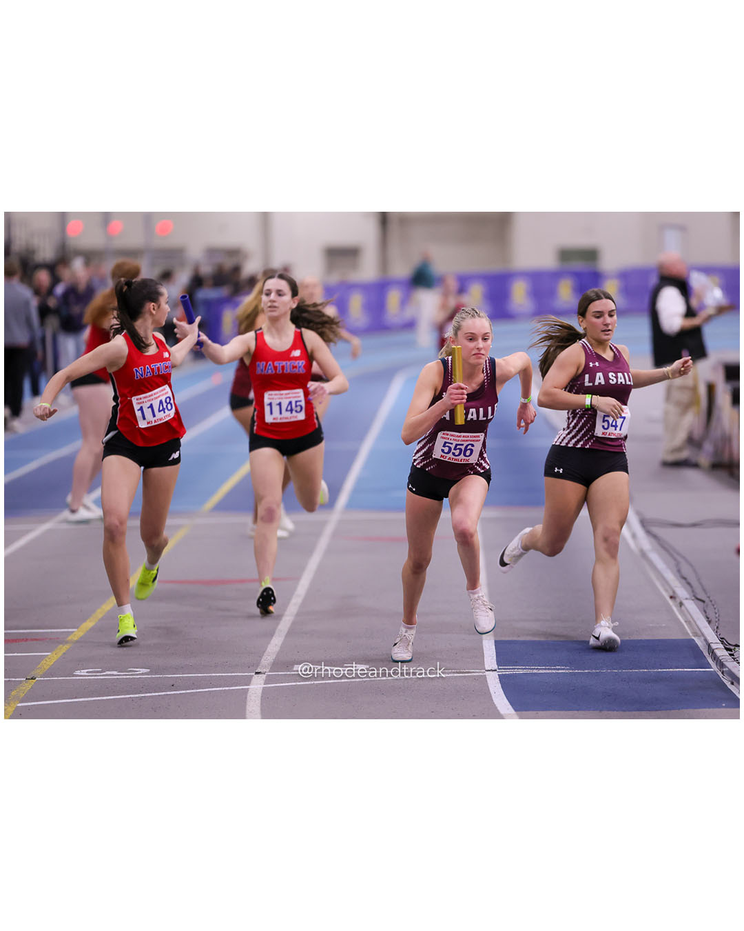 Natick - La Salle Academy - 2026 New England Indoor Track and Field Championships - Reggie Lewis Center - Boston, Massachusetts - February 28, 2026 File: ./260228-2026-New-England-Indoor-Track-Championships-Reggie-Lewis-90-296A8796.jpg Natick - La Salle Academy - 2026 New England Indoor Track and Field Championships - Reggie Lewis Center - Boston, Massachusetts - February…