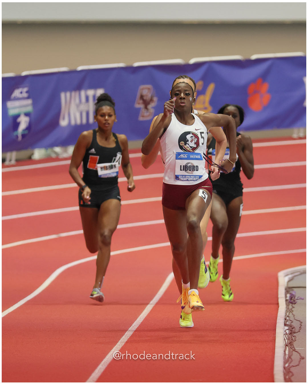 Kaelyaah Liburd, Florida State, JR, #96 - 2026 ACC Championships - the TRACK at New Balance - Boston, Massachusetts - February 28, 2026 File: ./260228-ACC-Championships-2026-Boston-MA-137-296A8239.jpg Kaelyaah Liburd, Florida State, JR, #96 - 2026 ACC Championships - the TRACK at New Balance - Boston, Massachusetts - February 28, 2026 – 2…