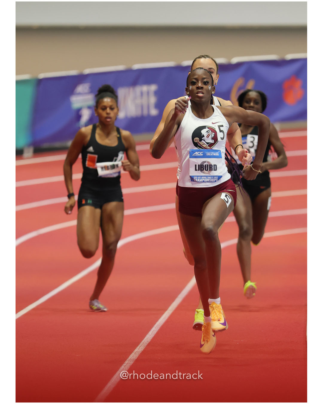 Kaelyaah Liburd, Florida State, JR, #96 - 2026 ACC Championships - the TRACK at New Balance - Boston, Massachusetts - February 28, 2026 File: ./260228-ACC-Championships-2026-Boston-MA-138-296A8265.jpg Kaelyaah Liburd, Florida State, JR, #96 - 2026 ACC Championships - the TRACK at New Balance - Boston, Massachusetts - February 28, 2026 – 2…