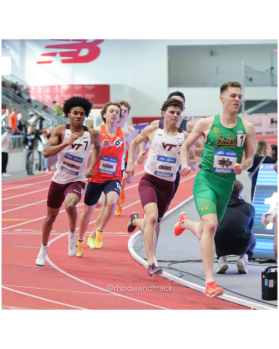 Dylan Decambre, Virginia Tech, JR, #610; Samuel Idiens, Virginia Tech, JR, #615 - 2026 ACC Championships - the TRACK at New Balance - Boston, Massachusetts - February 28, 2026 File: ./260228-ACC-Championships-2026-Boston-MA-167-296A9665.jpg Dylan Decambre, Virginia Tech, JR, #610; Samuel Idiens, Virginia Tech, JR, #615 - 2026 ACC Championships - the TRACK at New Balance - Bosto…