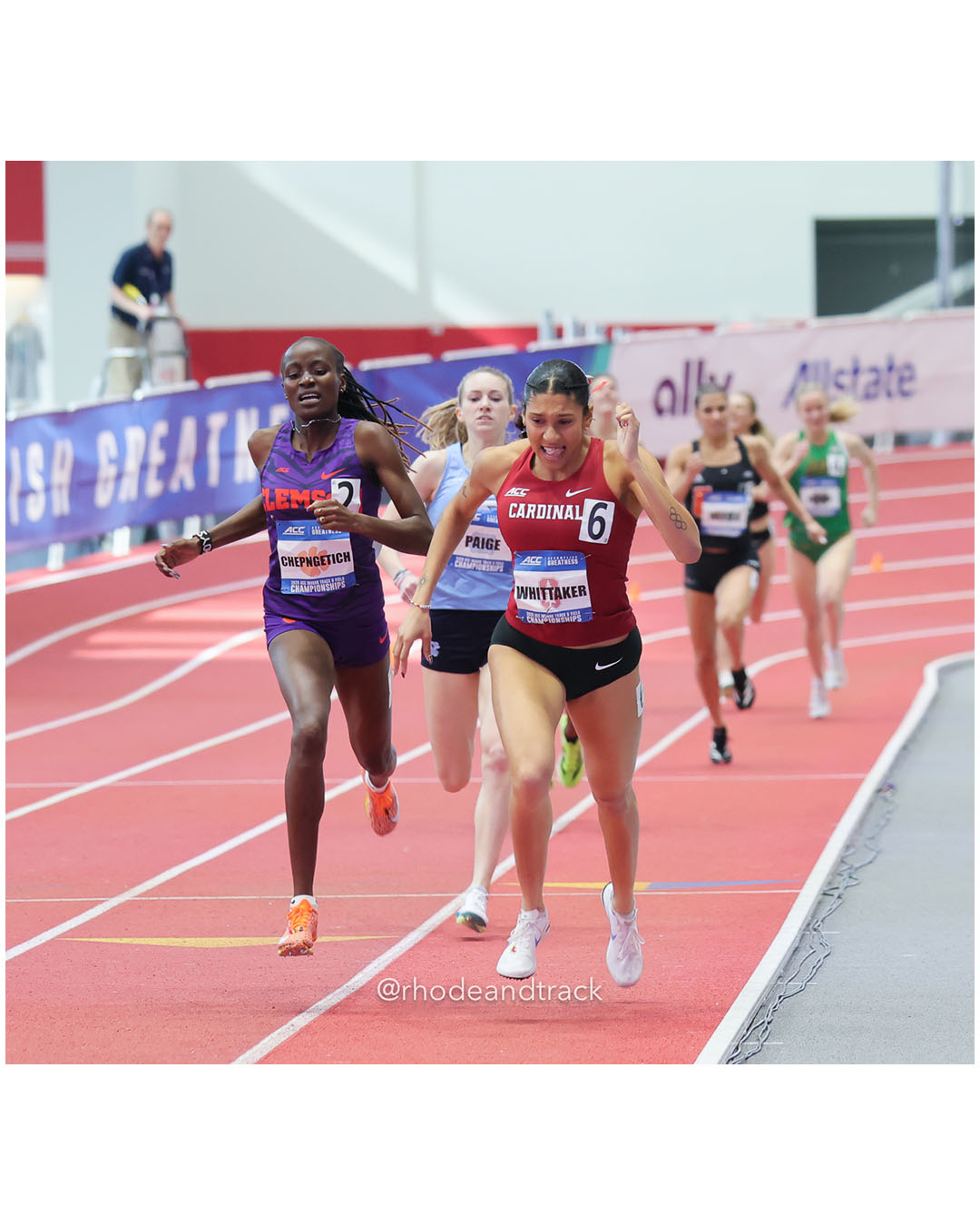 Gladys Chepngetich, Clemson, JR, #37 - 2026 ACC Championships - the TRACK at New Balance - Boston, Massachusetts - February 28, 2026 File: ./260228-ACC-Championships-2026-Boston-MA-184-296A0784.jpg Gladys Chepngetich, Clemson, JR, #37 - 2026 ACC Championships - the TRACK at New Balance - Boston, Massachusetts - February 28, 2026 – 2026…