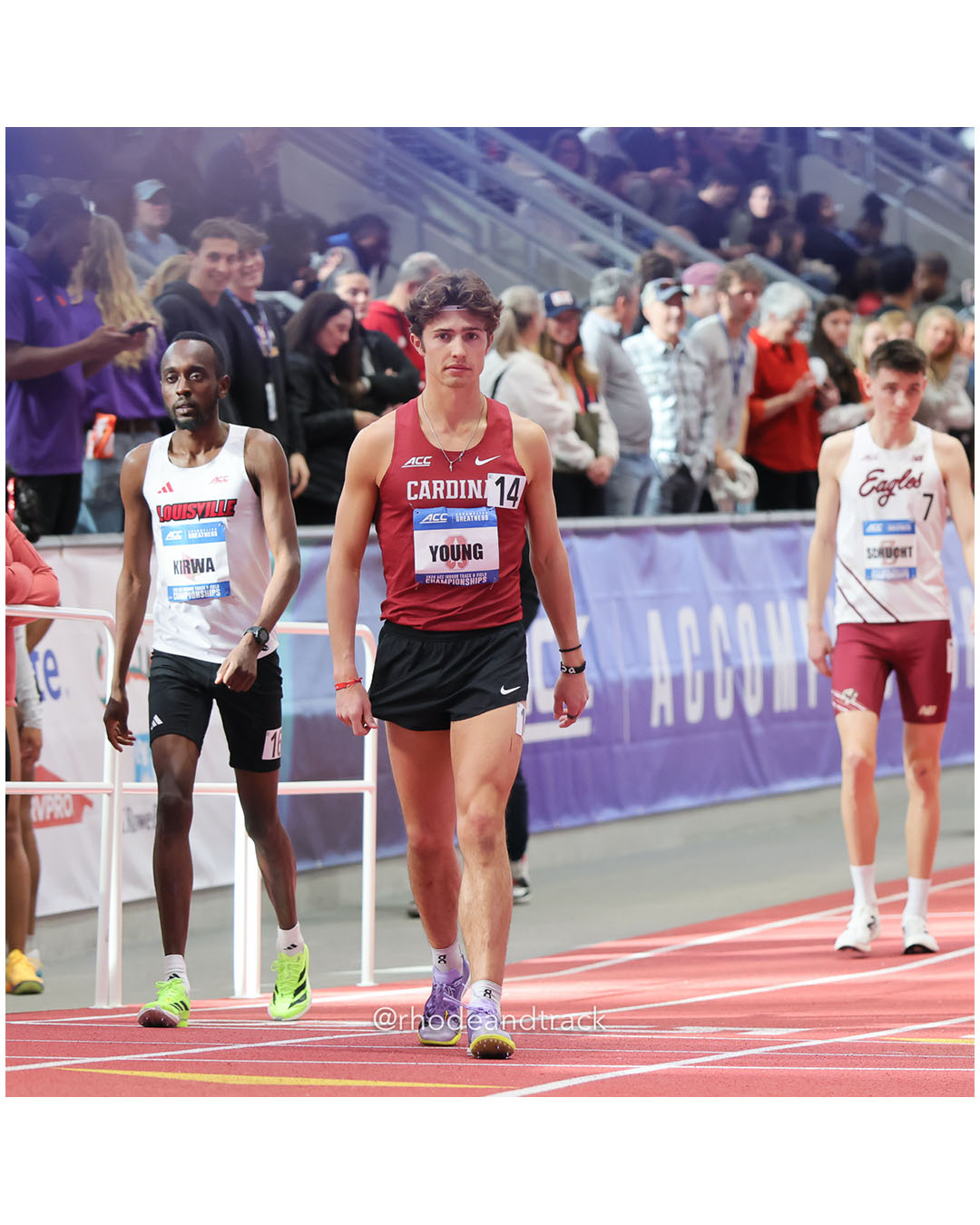 Leo Young, Stanford, JR, #561; Geoffrey Kirwa, Louisville, SO, #452 - 2026 ACC Championships - the TRACK at New Balance - Boston, Massachusetts - February 28, 2026 File: ./260228-ACC-Championships-2026-Boston-MA-248-296A3121.jpg Leo Young, Stanford, JR, #561; Geoffrey Kirwa, Louisville, SO, #452 - 2026 ACC Championships - the TRACK at New Balance - Boston, Massachus…