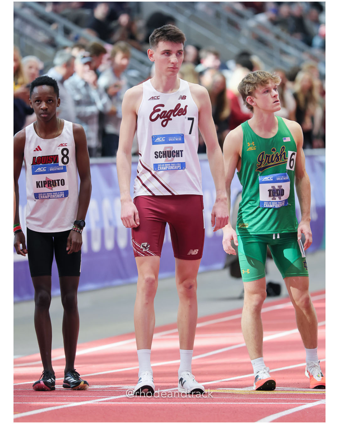 Elsingi Kipruto, Louisville, FR, #451; Theodor Schucht, Boston College, SO, #329 - 2026 ACC Championships - the TRACK at New Balance - Boston, Massachusetts - February 28, 2026 File: ./260228-ACC-Championships-2026-Boston-MA-253-296A3344.jpg Elsingi Kipruto, Louisville, FR, #451; Theodor Schucht, Boston College, SO, #329 - 2026 ACC Championships - the TRACK at New Balance - Bost…
