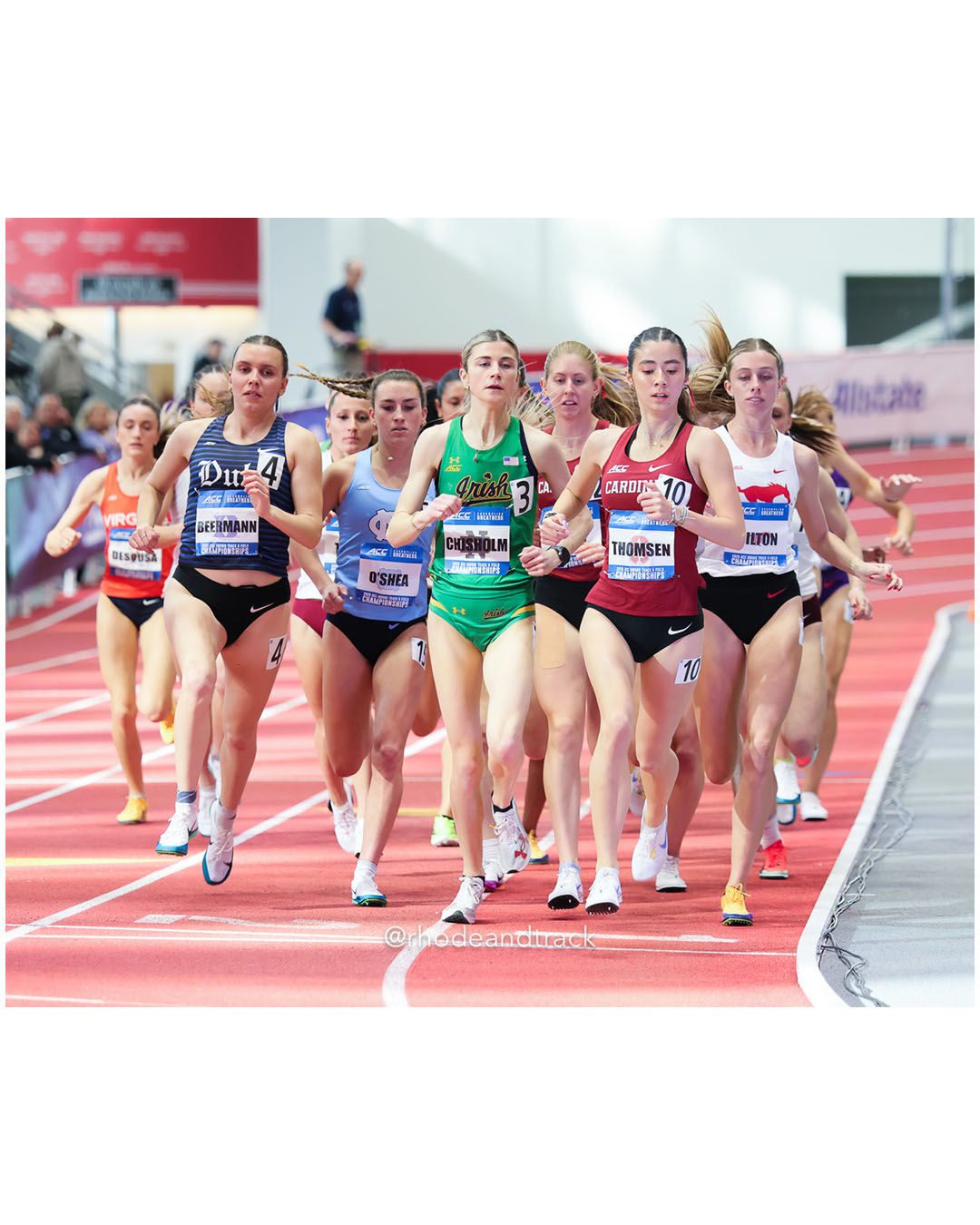 Hanne Thomsen, Stanford, FR, #266; Jette Beermann, Duke, SR, #62 - 2026 ACC Championships - the TRACK at New Balance - Boston, Massachusetts - February 28, 2026 File: ./260228-ACC-Championships-2026-Boston-MA-286-296A4332.jpg Hanne Thomsen, Stanford, FR, #266; Jette Beermann, Duke, SR, #62 - 2026 ACC Championships - the TRACK at New Balance - Boston, Massachusett…