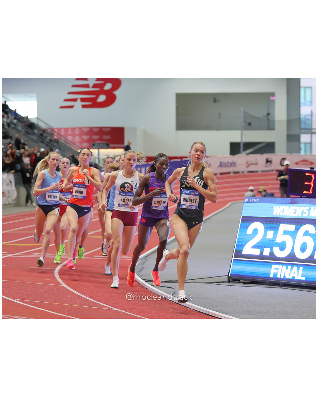 Elizabeth Whaley, Wake Forest, SR, #320 - 2026 ACC Championships - the TRACK at New Balance - Boston, Massachusetts - February 28, 2026 – 2…