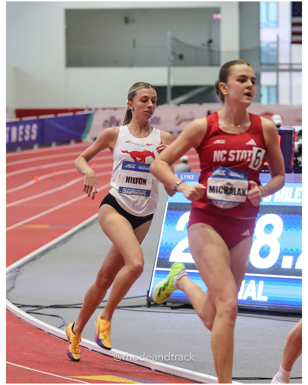 Macey Hilton, SMU, SR, #241 - 2026 ACC Championships - the TRACK at New Balance - Boston, Massachusetts - February 28, 2026 – 2026 ACC Indo…