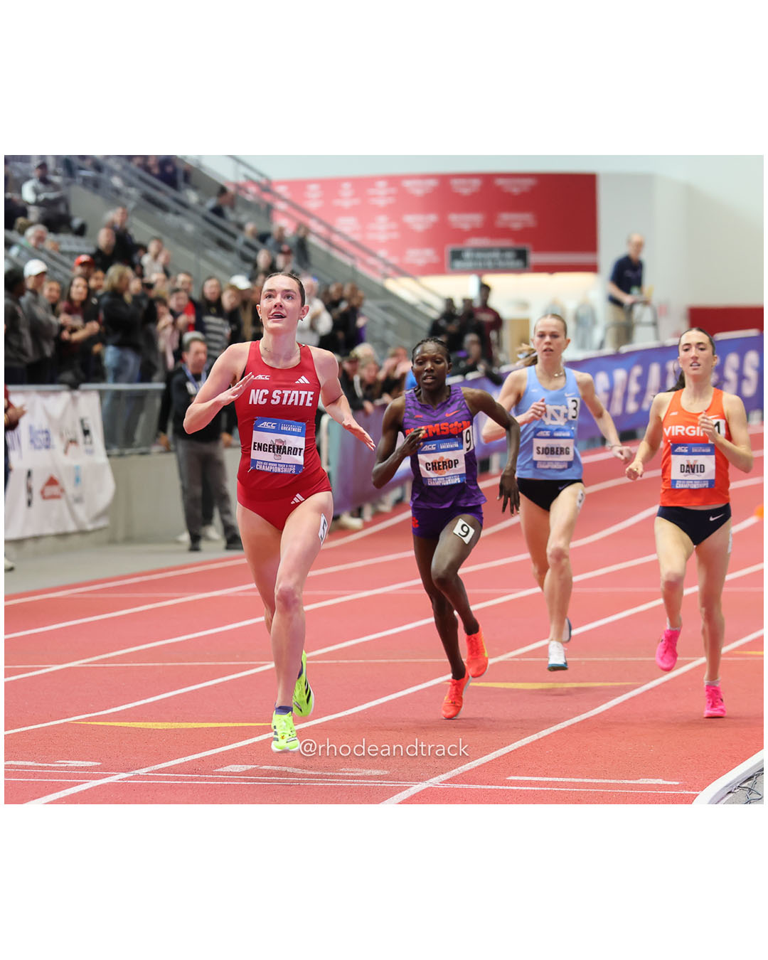 Tatum David, Virginia, JR, #282 - 2026 ACC Championships - the TRACK at New Balance - Boston, Massachusetts - February 28, 2026 – 2026 ACC…