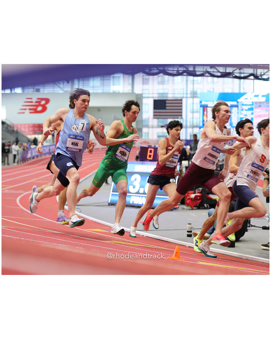 Aiden Neal, North Carolina, SR, #499 - 2026 ACC Championships - the TRACK at New Balance - Boston, Massachusetts - February 28, 2026 – 2026…