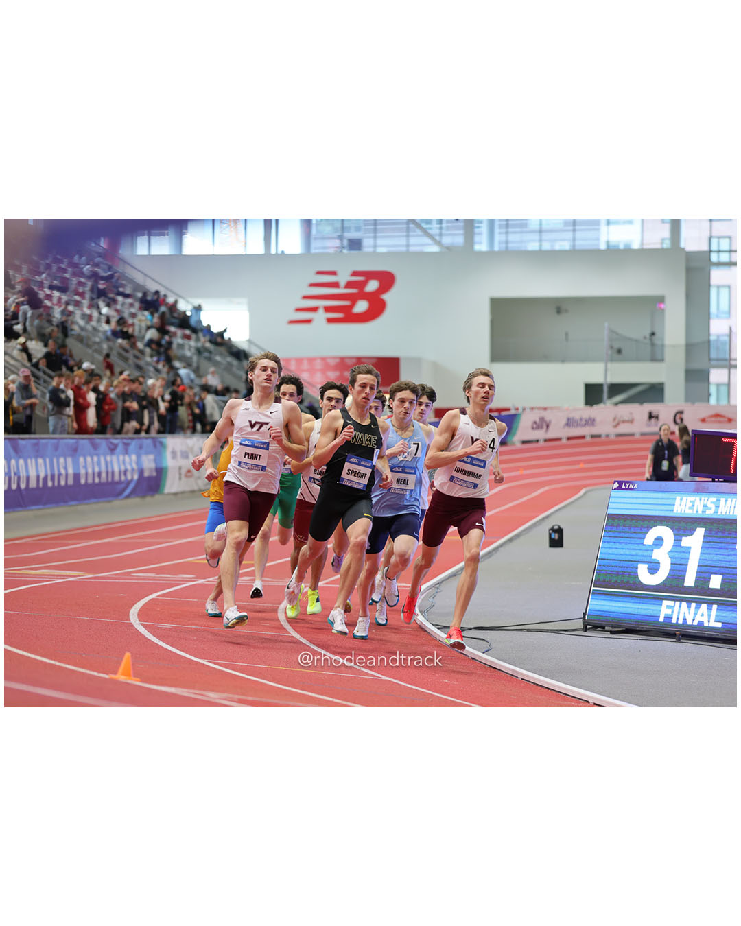 2026 ACC Championships - the TRACK at New Balance - Boston, Massachusetts - February 28, 2026 – 2026 ACC Indoor Track & Field Championships…