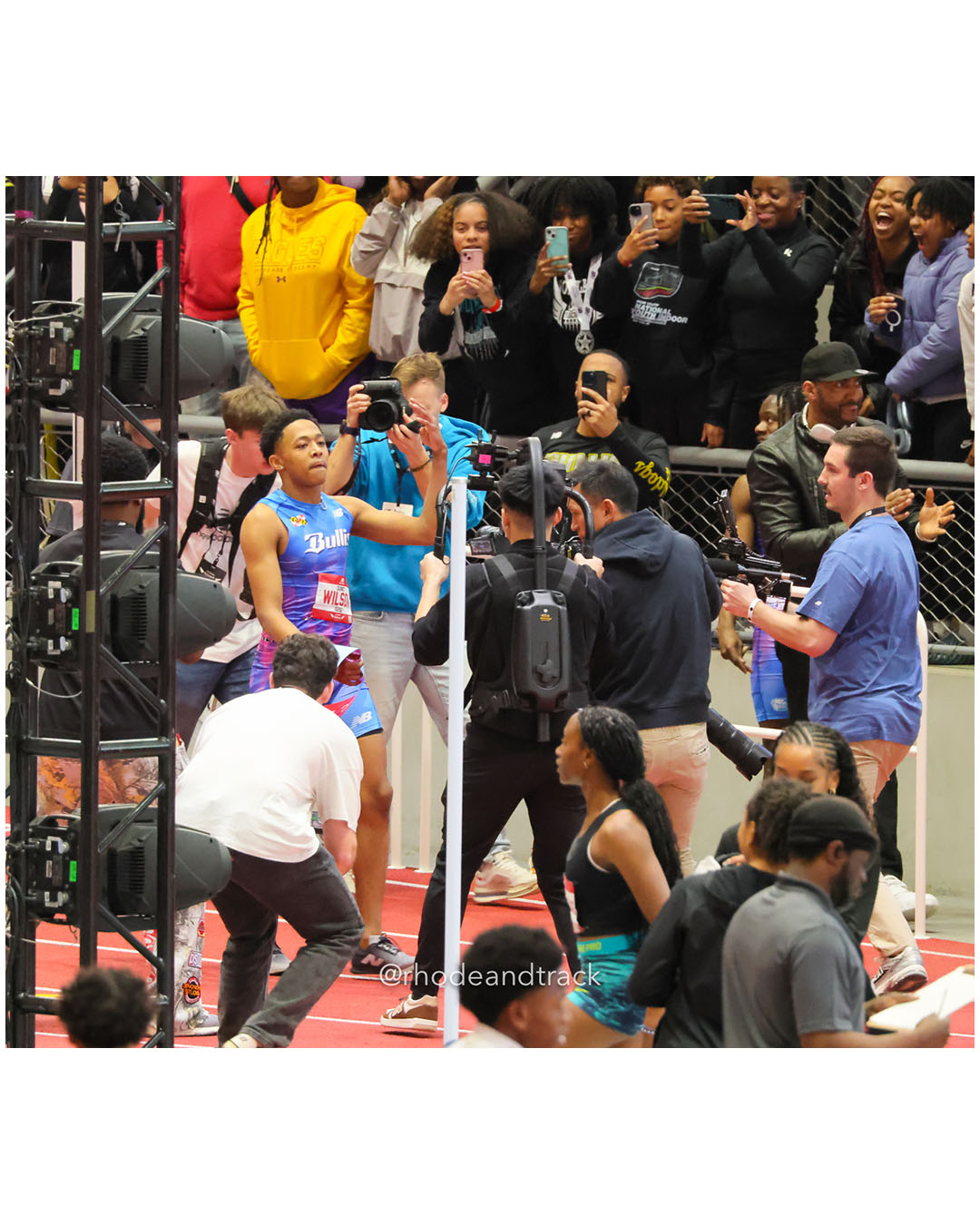 Quincy Wilson - Bullis - Boys 400m - New Balance Indoor Nationals 2026 - the TRACK at New Balance - Boston, Massachusetts - March 14, 2026…