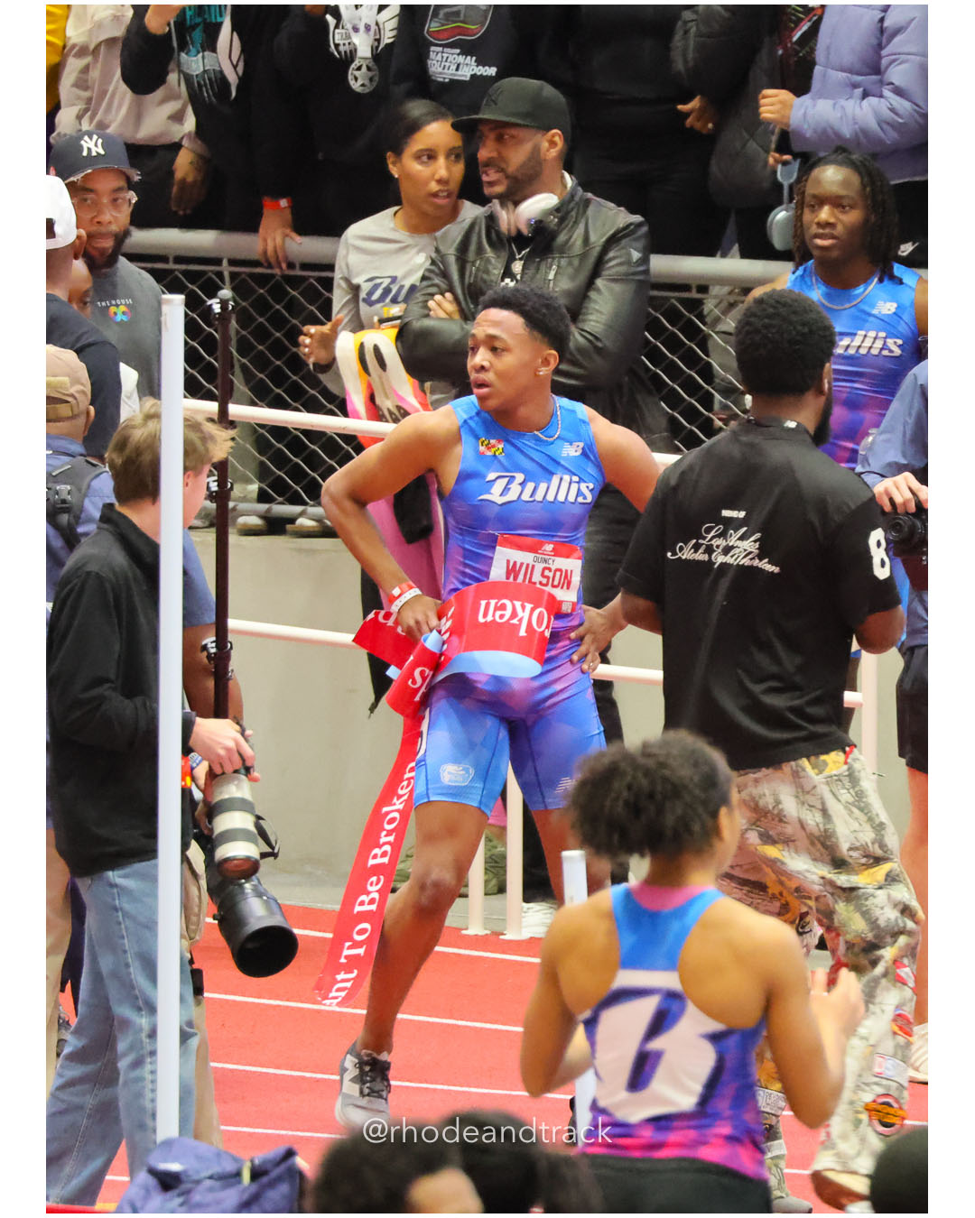 Quincy Wilson - Bullis - Boys 400m - New Balance Indoor Nationals 2026 - the TRACK at New Balance - Boston, Massachusetts - March 14, 2026…