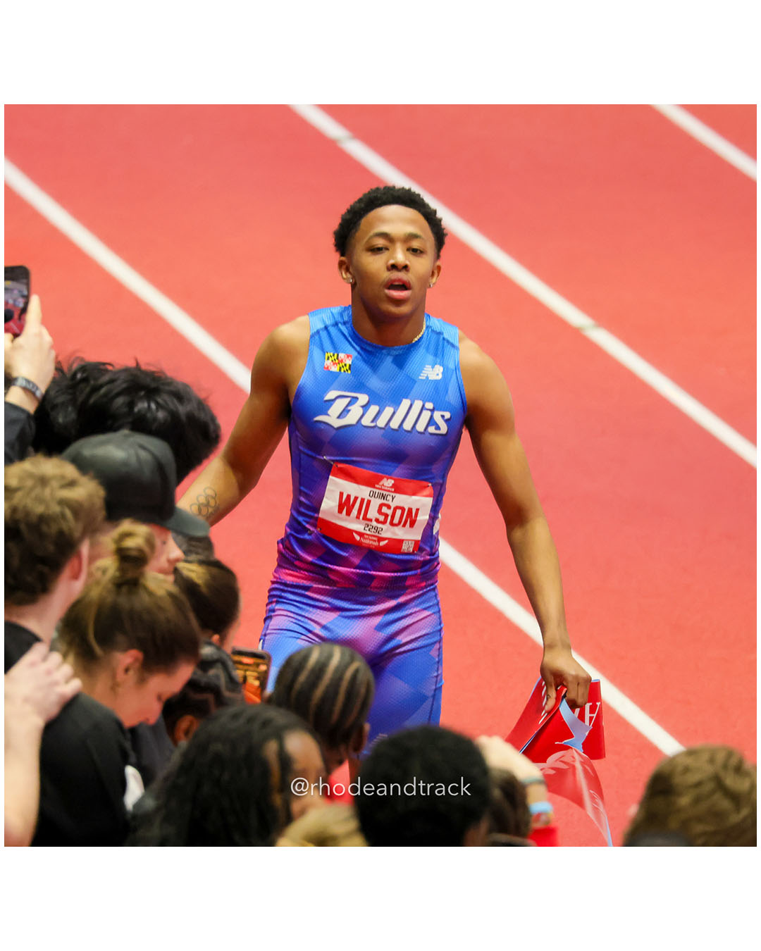 Quincy Wilson - Bullis - Boys 400m - New Balance Indoor Nationals 2026 - the TRACK at New Balance - Boston, Massachusetts - March 14, 2026…