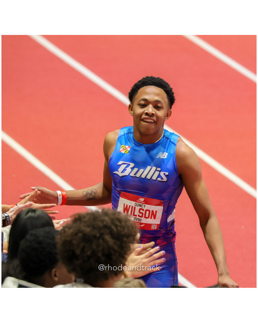 Quincy Wilson - Bullis - Boys 400m - New Balance Indoor Nationals 2026 - the TRACK at New Balance - Boston, Massachusetts - March 14, 2026…