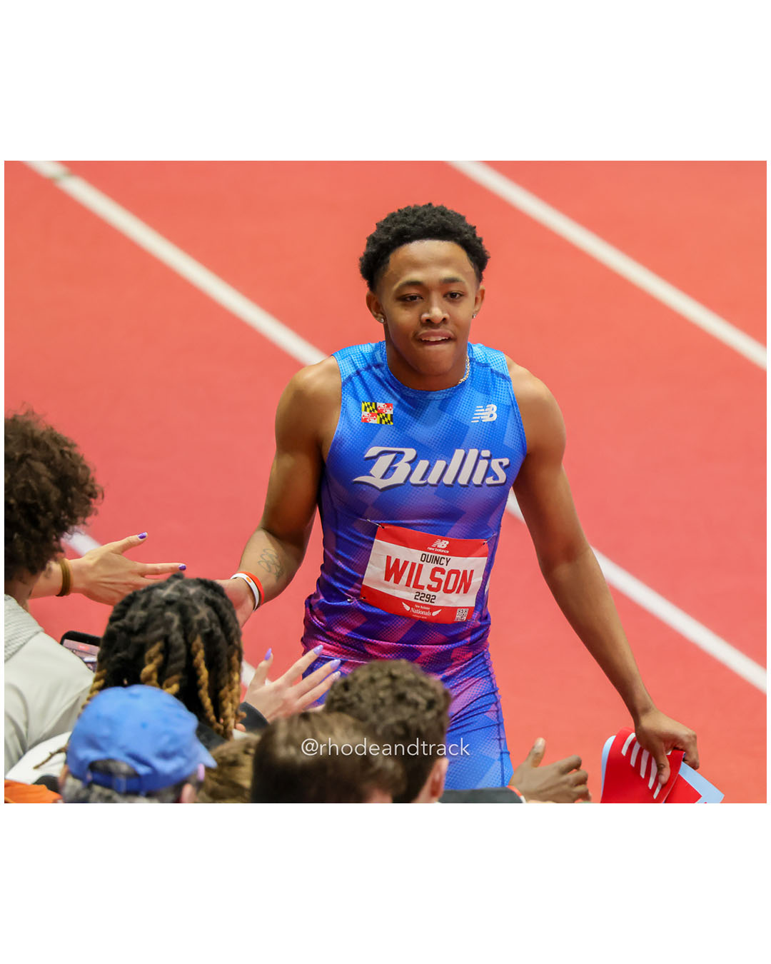 Quincy Wilson - Bullis - Boys 400m - New Balance Indoor Nationals 2026 - the TRACK at New Balance - Boston, Massachusetts - March 14, 2026…