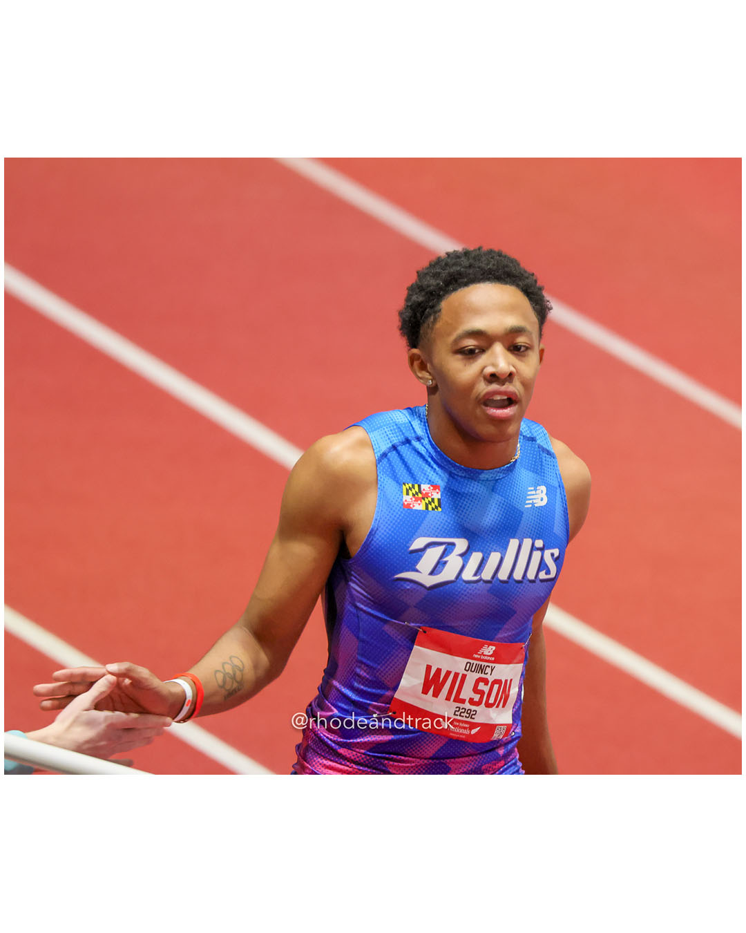Quincy Wilson - Bullis - Boys 400m - New Balance Indoor Nationals 2026 - the TRACK at New Balance - Boston, Massachusetts - March 14, 2026…