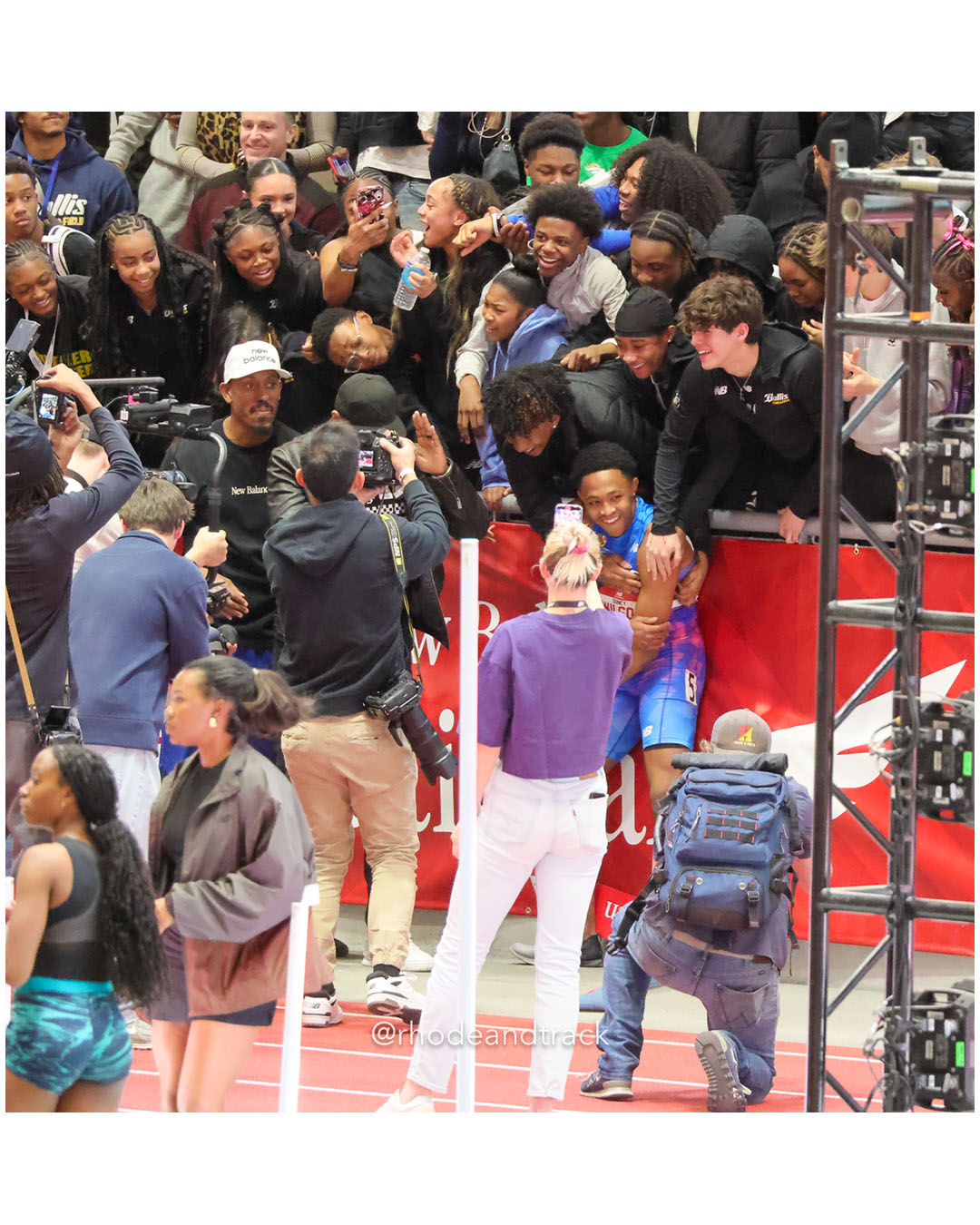 Quincy Wilson - Bullis - Boys 400m - New Balance Indoor Nationals 2026 - the TRACK at New Balance - Boston, Massachusetts - March 14, 2026…