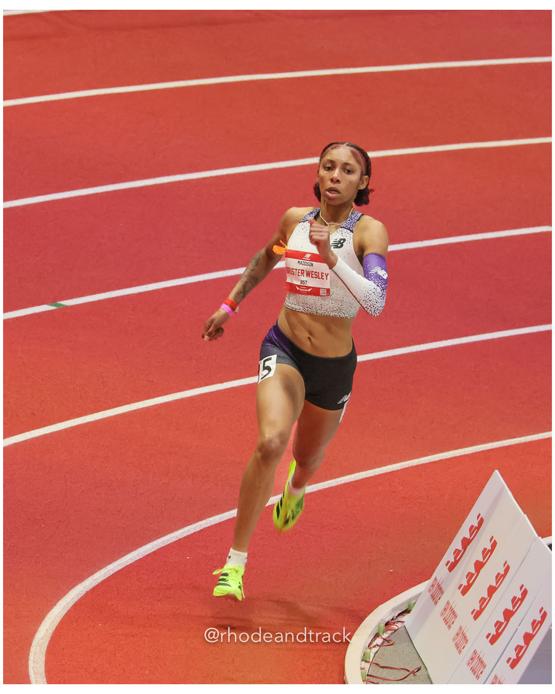 Girls 400m - New Balance Indoor Nationals 2026 - the TRACK at New Balance - Boston, Massachusetts - March 14, 2026 – 2026 New Balance Natio…