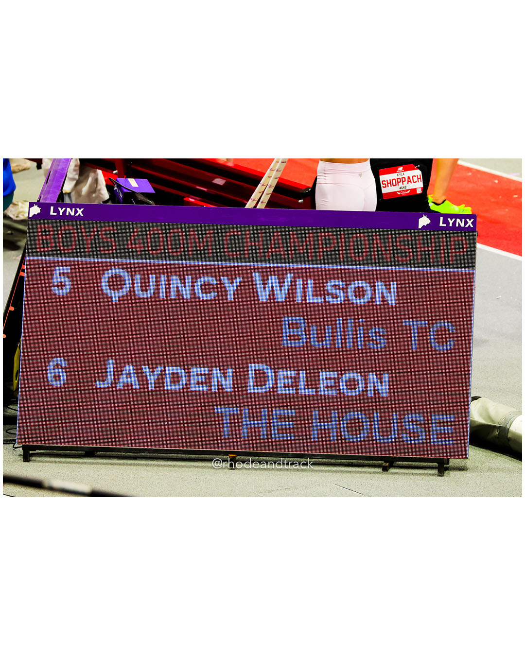 Quincy Wilson - Bullis - Boys 400m - New Balance Indoor Nationals 2026 - the TRACK at New Balance - Boston, Massachusetts - March 14, 2026…