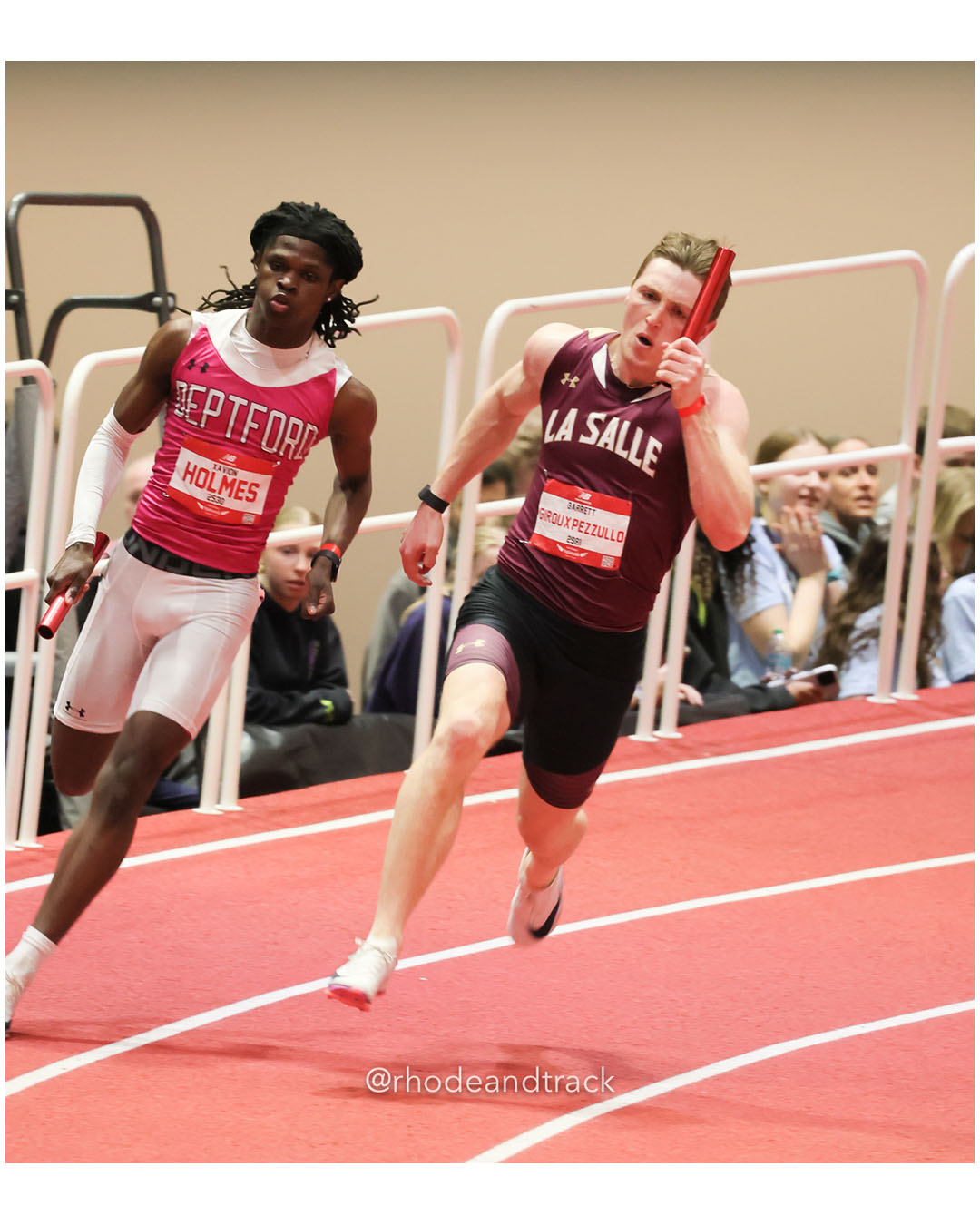 Garrett Giroux-Pezzullo, La Salle Academy - Boys 4x200m Relay - New Balance Indoor Nationals 2026 - the TRACK at New Balance - Boston, Massachusetts - March 14, 2026 File: ./dir-Boys-4x200m-Relay/260314-2026-New-Balance-Indoor-Nationals-Boston-MA-Saturday-636-296A5423.jpg Garrett Giroux-Pezzullo, La Salle Academy - Boys 4x200m Relay - New Balance Indoor Nationals 2026 - the TRACK at New Balance - Boston, Mass…