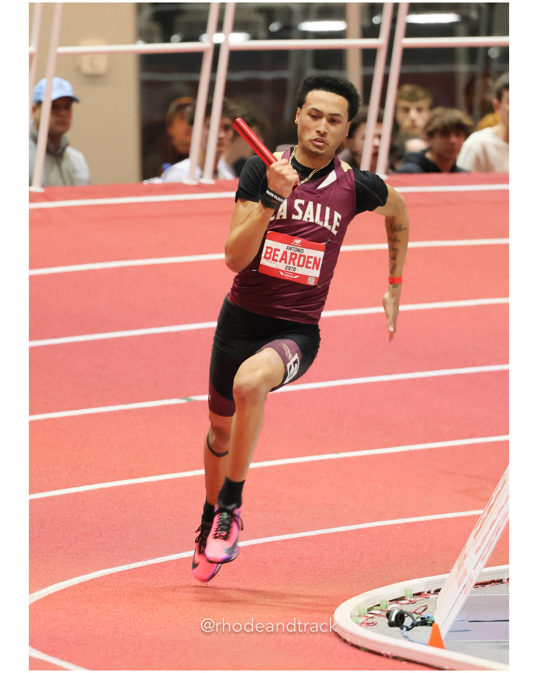 Antonio Bearden - La Salle Academy - Boys 4x200m Relay - New Balance Indoor Nationals 2026 - the TRACK at New Balance - Boston, Massachusetts - March 14, 2026 File: ./dir-Boys-4x200m-Relay/260314-2026-New-Balance-Indoor-Nationals-Boston-MA-Saturday-643-296A5687.jpg Antonio Bearden - La Salle Academy - Boys 4x200m Relay - New Balance Indoor Nationals 2026 - the TRACK at New Balance - Boston, Massachuset…