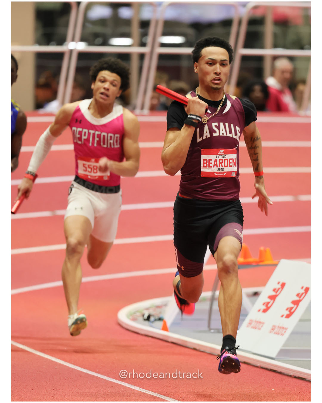 Antonio Bearden - La Salle Academy - Boys 4x200m Relay - New Balance Indoor Nationals 2026 - the TRACK at New Balance - Boston, Massachusetts - March 14, 2026 File: ./dir-Boys-4x200m-Relay/260314-2026-New-Balance-Indoor-Nationals-Boston-MA-Saturday-644-296A5745.jpg Antonio Bearden - La Salle Academy - Boys 4x200m Relay - New Balance Indoor Nationals 2026 - the TRACK at New Balance - Boston, Massachuset…