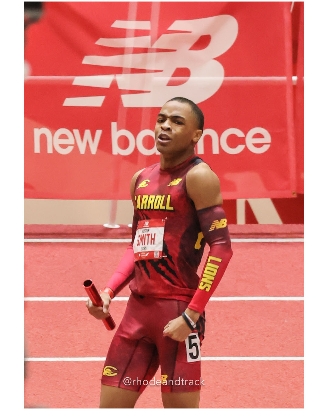 Austin Smith - Archbishop Carroll - Boys 4x200m Relay - New Balance Indoor Nationals 2026 - the TRACK at New Balance - Boston, Massachusetts - March 14, 2026 File: ./dir-Boys-4x200m-Relay/260314-2026-New-Balance-Indoor-Nationals-Boston-MA-Saturday-663-296A6808.jpg Austin Smith - Archbishop Carroll - Boys 4x200m Relay - New Balance Indoor Nationals 2026 - the TRACK at New Balance - Boston, Massachusett…