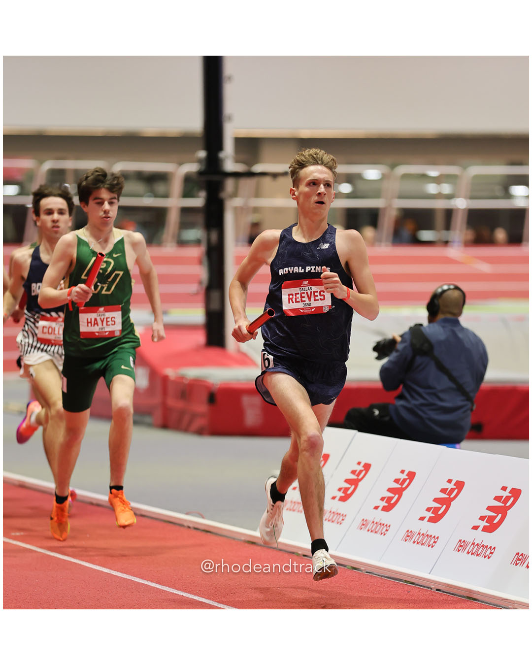 Dallas Reeves, Royal Pines - Boys 4xMile - New Balance Indoor Nationals 2026 - the TRACK at New Balance - Boston, Massachusetts - March 14, 2026 File: ./dir-Boys-4xMile-Relay/260314-2026-New-Balance-Indoor-Nationals-Boston-MA-Saturday-460-296A9863.jpg Dallas Reeves, Royal Pines - Boys 4xMile - New Balance Indoor Nationals 2026 - the TRACK at New Balance - Boston, Massachusetts - March 14,…