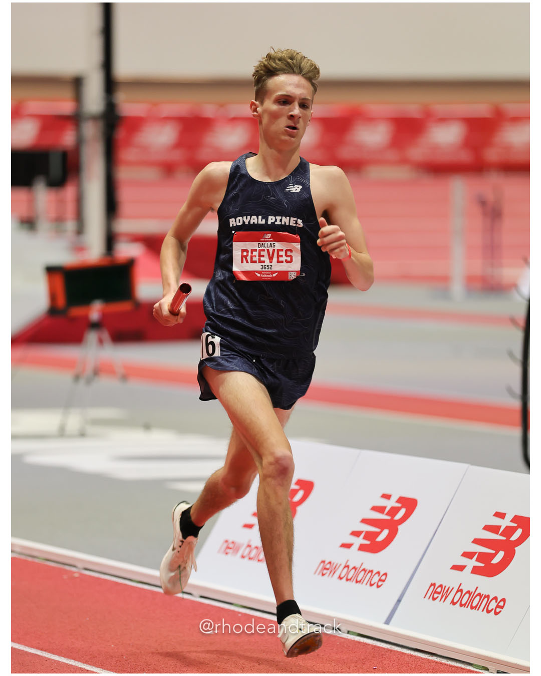 Dallas Reeves, Royal Pines - Boys 4xMile - New Balance Indoor Nationals 2026 - the TRACK at New Balance - Boston, Massachusetts - March 14, 2026 File: ./dir-Boys-4xMile-Relay/260314-2026-New-Balance-Indoor-Nationals-Boston-MA-Saturday-479-296A0138.jpg Dallas Reeves, Royal Pines - Boys 4xMile - New Balance Indoor Nationals 2026 - the TRACK at New Balance - Boston, Massachusetts - March 14,…