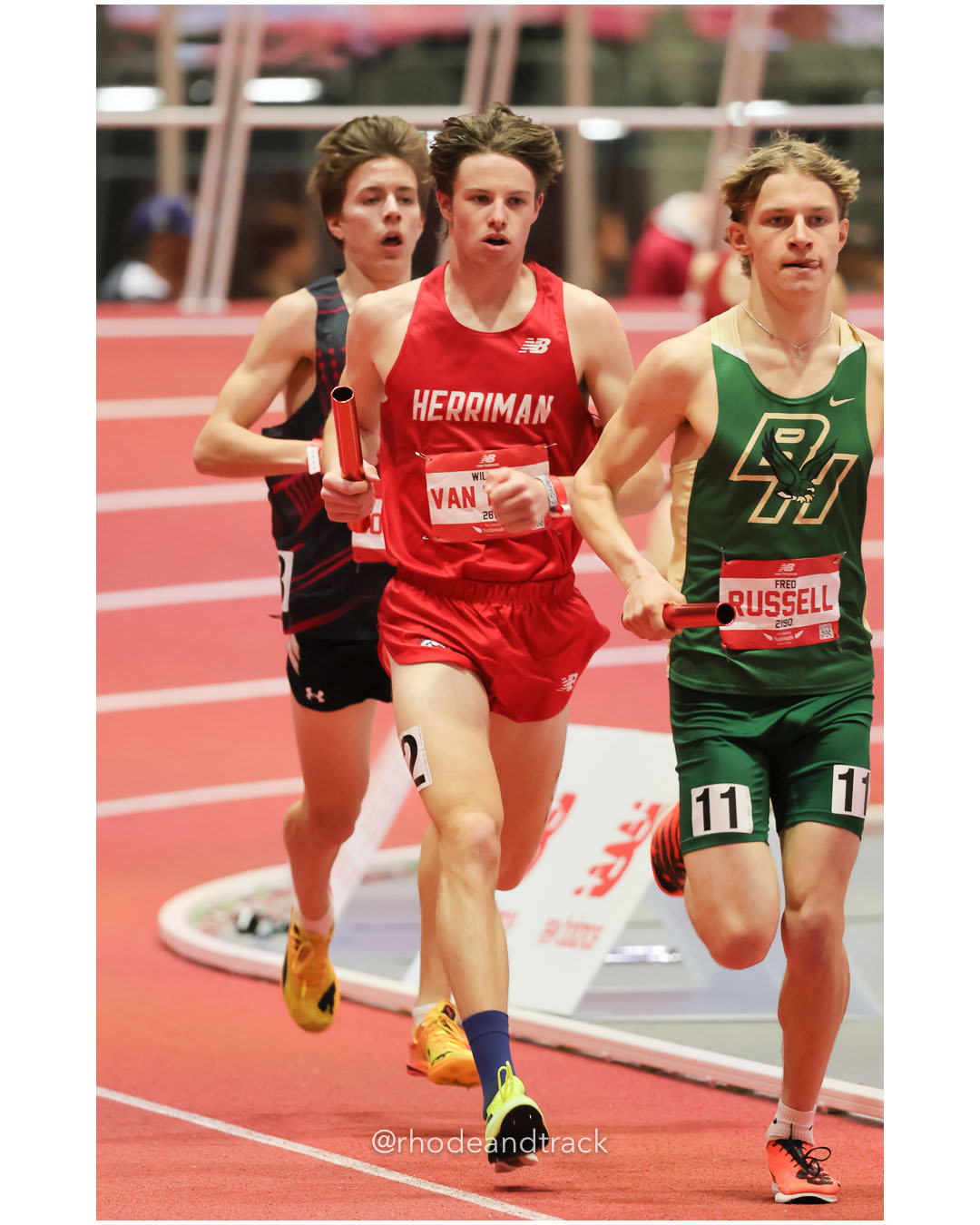 William Van Tress, Herriman Utah - Boys 4xMile - New Balance Indoor Nationals 2026 - the TRACK at New Balance - Boston, Massachusetts - Mar…