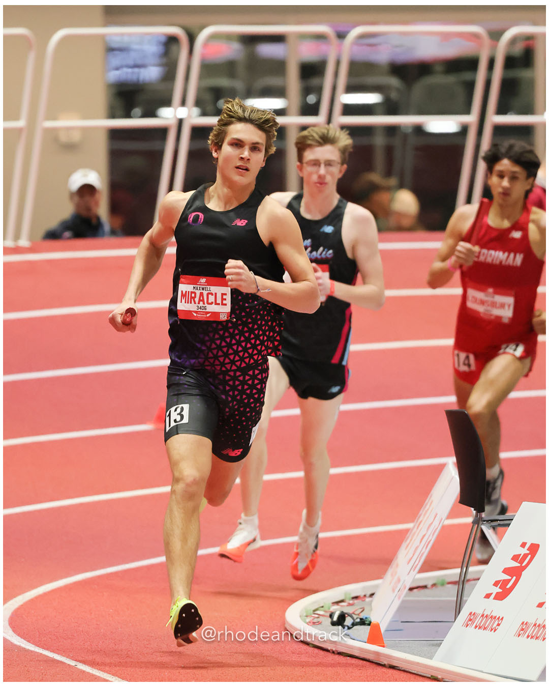 Boys 4xMile - New Balance Indoor Nationals 2026 - the TRACK at New Balance - Boston, Massachusetts - March 14, 2026 – 2026 New Balance Nati…