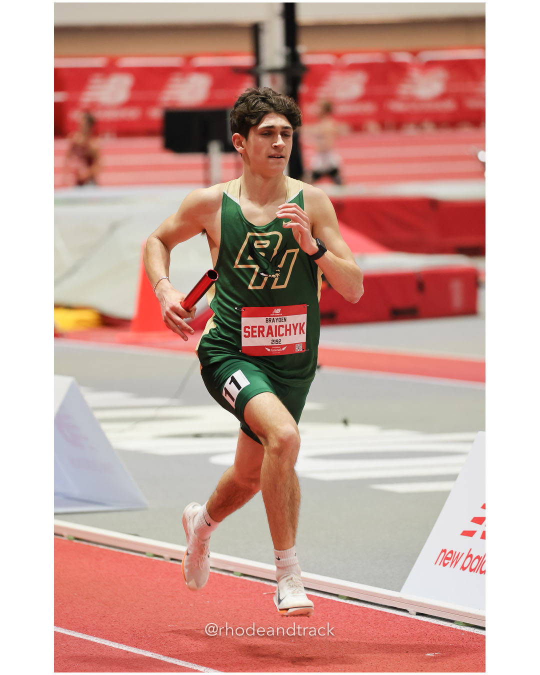 Bishop Hendricken - Boys 4xMile - New Balance Indoor Nationals 2026 - the TRACK at New Balance - Boston, Massachusetts - March 14, 2026 – 2…