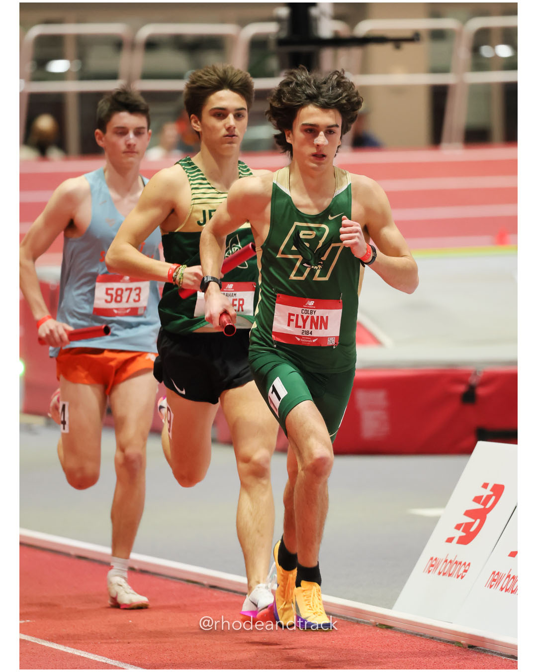 Colby Flynn, Bishop Hendricken - Boys 4xMile - New Balance Indoor Nationals 2026 - the TRACK at New Balance - Boston, Massachusetts - March 14, 2026 File: ./dir-Boys-4xMile-Relay/260314-2026-New-Balance-Indoor-Nationals-Boston-MA-Saturday-568-296A2482.jpg Colby Flynn, Bishop Hendricken - Boys 4xMile - New Balance Indoor Nationals 2026 - the TRACK at New Balance - Boston, Massachusetts - March…