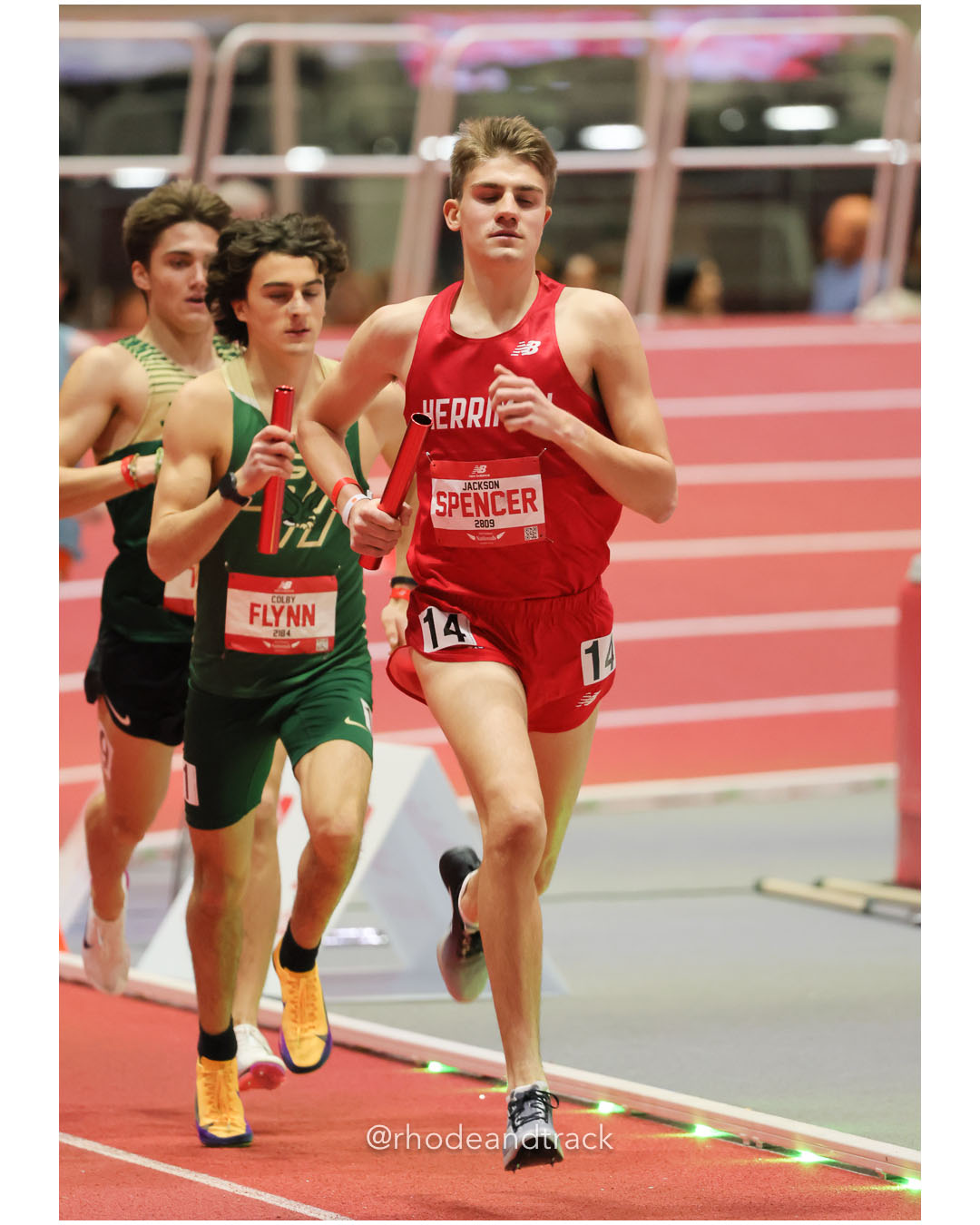 Jackson Spencer, Herriman Utah - Boys 4xMile - New Balance Indoor Nationals 2026 - the TRACK at New Balance - Boston, Massachusetts - March 14, 2026 File: ./dir-Boys-4xMile-Relay/260314-2026-New-Balance-Indoor-Nationals-Boston-MA-Saturday-581-296A3146.jpg Jackson Spencer, Herriman Utah - Boys 4xMile - New Balance Indoor Nationals 2026 - the TRACK at New Balance - Boston, Massachusetts - March…