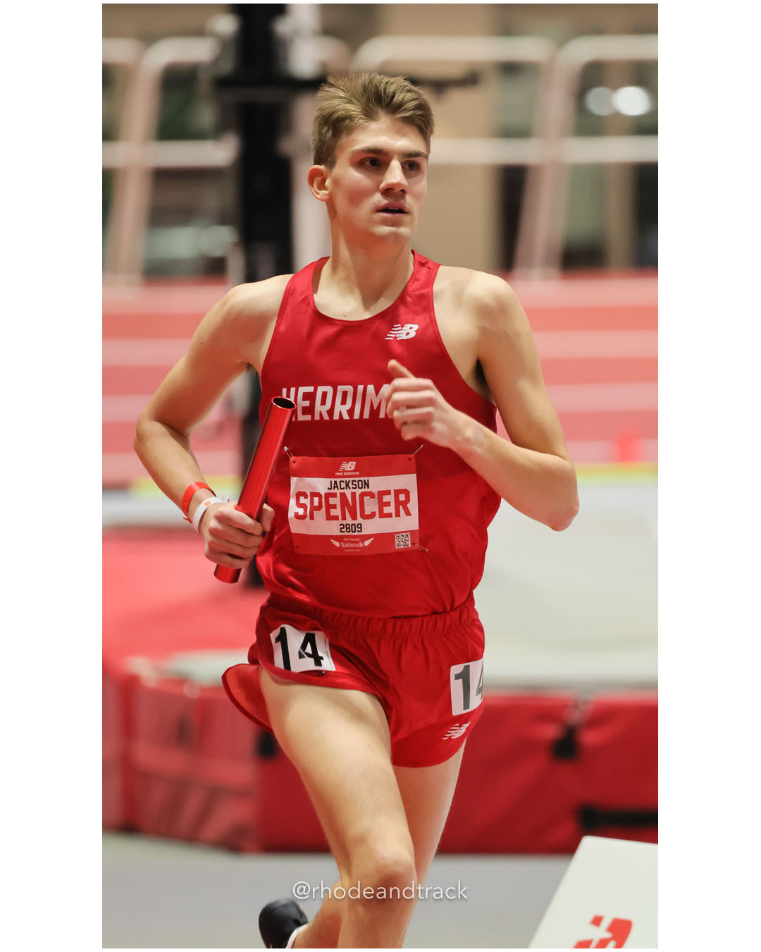 Jackson Spencer, Herriman Utah - Boys 4xMile - New Balance Indoor Nationals 2026 - the TRACK at New Balance - Boston, Massachusetts - March 14, 2026 File: ./dir-Boys-4xMile-Relay/260314-2026-New-Balance-Indoor-Nationals-Boston-MA-Saturday-584-296A3439.jpg Jackson Spencer, Herriman Utah - Boys 4xMile - New Balance Indoor Nationals 2026 - the TRACK at New Balance - Boston, Massachusetts - March…