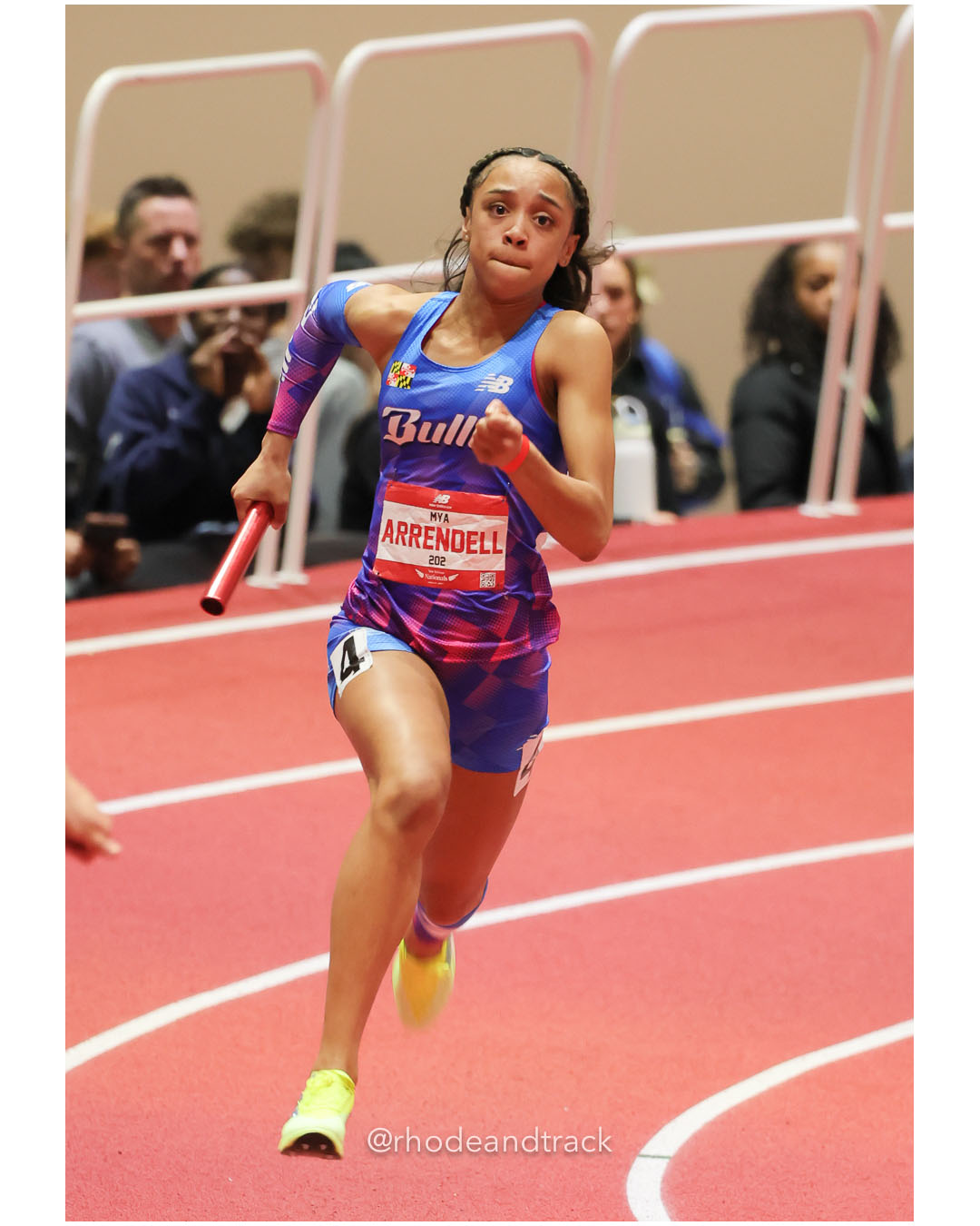 Mya Arrendell, Bullis - Girls 4x200m Relay - New Balance Indoor Nationals 2026 - the TRACK at New Balance - Boston, Massachusetts - March 14, 2026 File: ./dir-Girls-4x200m-Relay/260314-2026-New-Balance-Indoor-Nationals-Boston-MA-Saturday-691-296A7953.jpg Mya Arrendell, Bullis - Girls 4x200m Relay - New Balance Indoor Nationals 2026 - the TRACK at New Balance - Boston, Massachusetts - March 1…