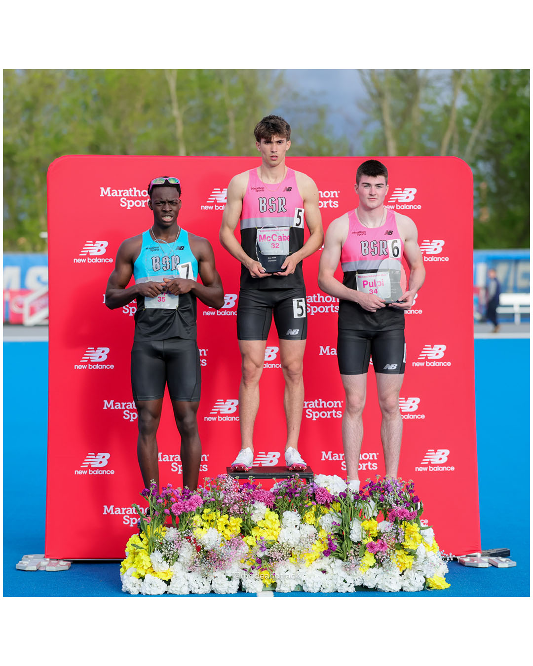 Ewa Edokpolo, New Hampshire, 11, #35 - Brenan McCabe, Connecticut, SR, #32 - Ryan Pulpi, Massachusetts, SR, #34 - BSR Elite Scholastic Meet…