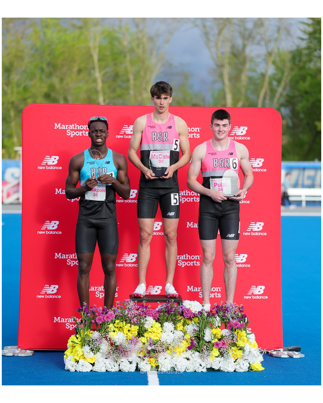 Ewa Edokpolo, New Hampshire, 11, #35 - Brenan McCabe, Connecticut, SR, #32 - Ryan Pulpi, Massachusetts, SR, #34 - BSR Elite Scholastic Meet…