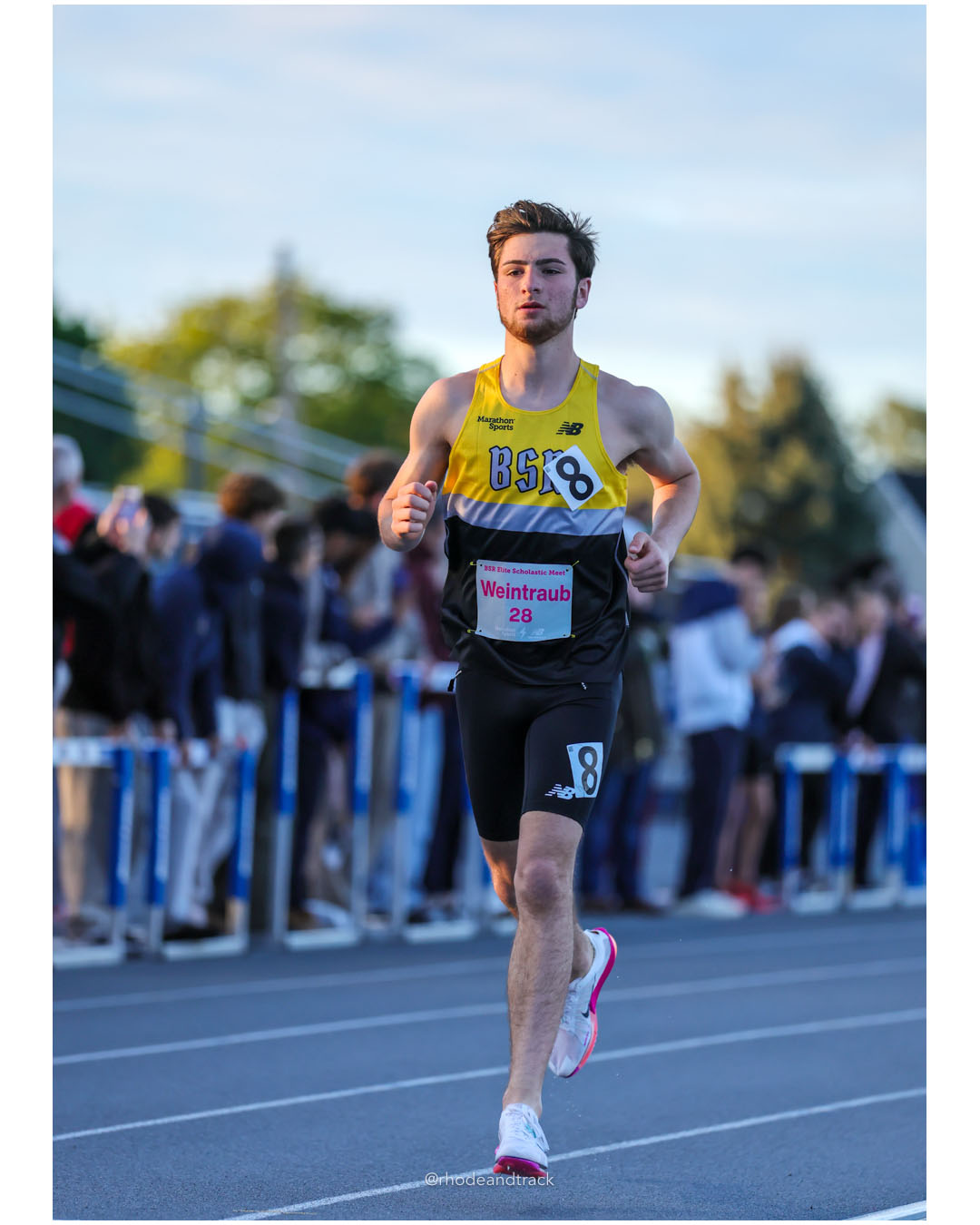 Jack Weintraub, Massachusetts, JR, #28 - BSR Elite Scholastic Meet - UMass Lowell - Lowell, Massachusetts - May 15, 2026 File: ./dir-Boys-800m/260515-2026-BSR-Elite-Scholastic-Meet-204-296A0276.jpg Jack Weintraub, Massachusetts, JR, #28 - BSR Elite Scholastic Meet - UMass Lowell - Lowell, Massachusetts - May 15, 2026 – 2026 BSR Elite S…