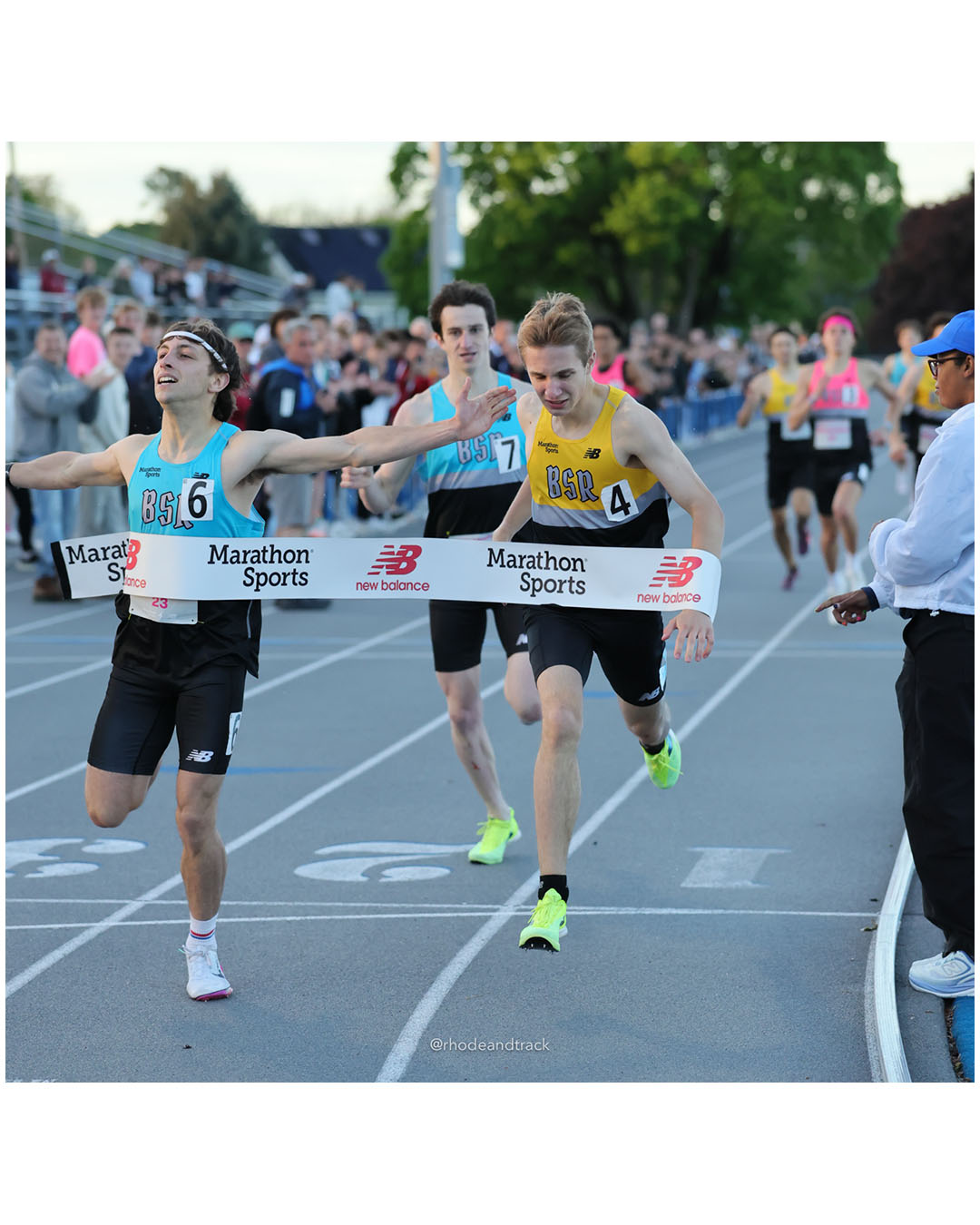 Harry Flint, Massachusetts, SR, #23 - Joe Gustavson, New Hampshire, JR, #22 - BSR Elite Scholastic Meet - UMass Lowell - Lowell, Massachusetts - May 15, 2026 File: ./dir-Boys-800m/260515-2026-BSR-Elite-Scholastic-Meet-222-296A1046.jpg Harry Flint, Massachusetts, SR, #23 - Joe Gustavson, New Hampshire, JR, #22 - BSR Elite Scholastic Meet - UMass Lowell - Lowell, Massachuse…