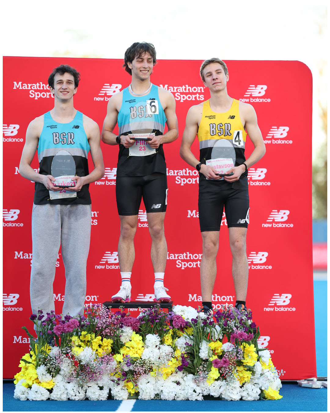 Harry Flint, Massachusetts, SR, #23 - Joe Gustavson, New Hampshire, JR, #22 - Nico Peukert, Massachusetts, SR, #24 - BSR Elite Scholastic Meet - UMass Lowell - Lowell, Massachusetts - May 15, 2026 File: ./dir-Boys-800m/260515-2026-BSR-Elite-Scholastic-Meet-230-062A0561.jpg Harry Flint, Massachusetts, SR, #23 - Joe Gustavson, New Hampshire, JR, #22 - Nico Peukert, Massachusetts, SR, #24 - BSR Elite Scholastic M…