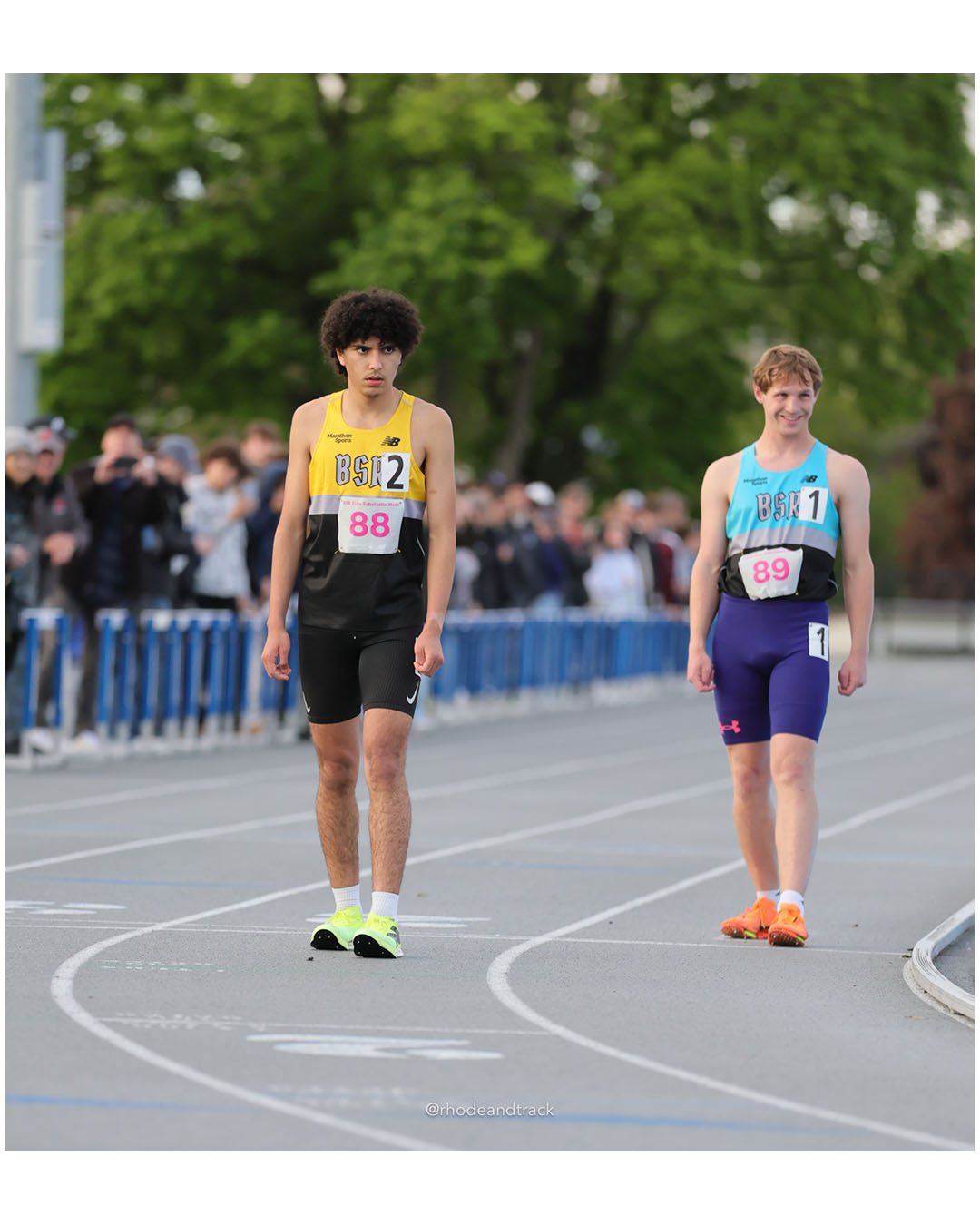 Ubay Dissa, Unattached, JR, #88 - Hayden Atkinson, Valor track club, SR, #89 - BSR Elite Scholastic Meet - UMass Lowell - Lowell, Massachusetts - May 15, 2026 File: ./dir-Boys-800m/260515-2026-BSR-Elite-Scholastic-Meet-87-296A4680.jpg Ubay Dissa, Unattached, JR, #88 - Hayden Atkinson, Valor track club, SR, #89 - BSR Elite Scholastic Meet - UMass Lowell - Lowell, Massachus…