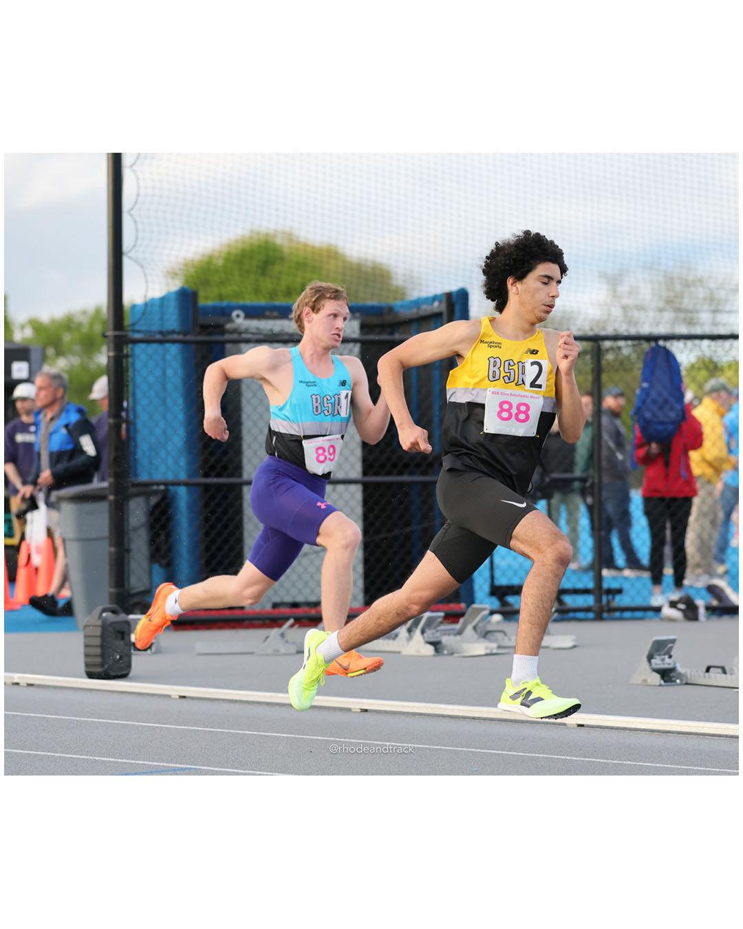 Ubay Dissa, Unattached, JR, #88 - Hayden Atkinson, Valor track club, SR, #89 - BSR Elite Scholastic Meet - UMass Lowell - Lowell, Massachusetts - May 15, 2026 File: ./dir-Boys-800m/260515-2026-BSR-Elite-Scholastic-Meet-90-296A4740.jpg Ubay Dissa, Unattached, JR, #88 - Hayden Atkinson, Valor track club, SR, #89 - BSR Elite Scholastic Meet - UMass Lowell - Lowell, Massachus…