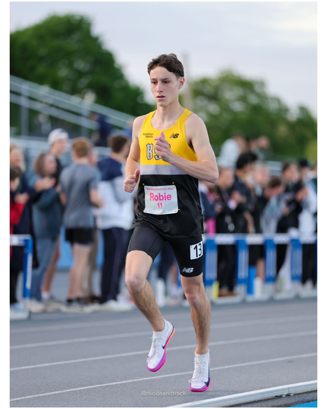 Jason Robie, New Hampshire, JR, #11 - BSR Elite Scholastic Meet - UMass Lowell - Lowell, Massachusetts - May 15, 2026 File: ./dir-Boys-Mile/260515-2026-BSR-Elite-Scholastic-Meet-303-296A4155.jpg Jason Robie, New Hampshire, JR, #11 - BSR Elite Scholastic Meet - UMass Lowell - Lowell, Massachusetts - May 15, 2026 – 2026 BSR Elite Scho…