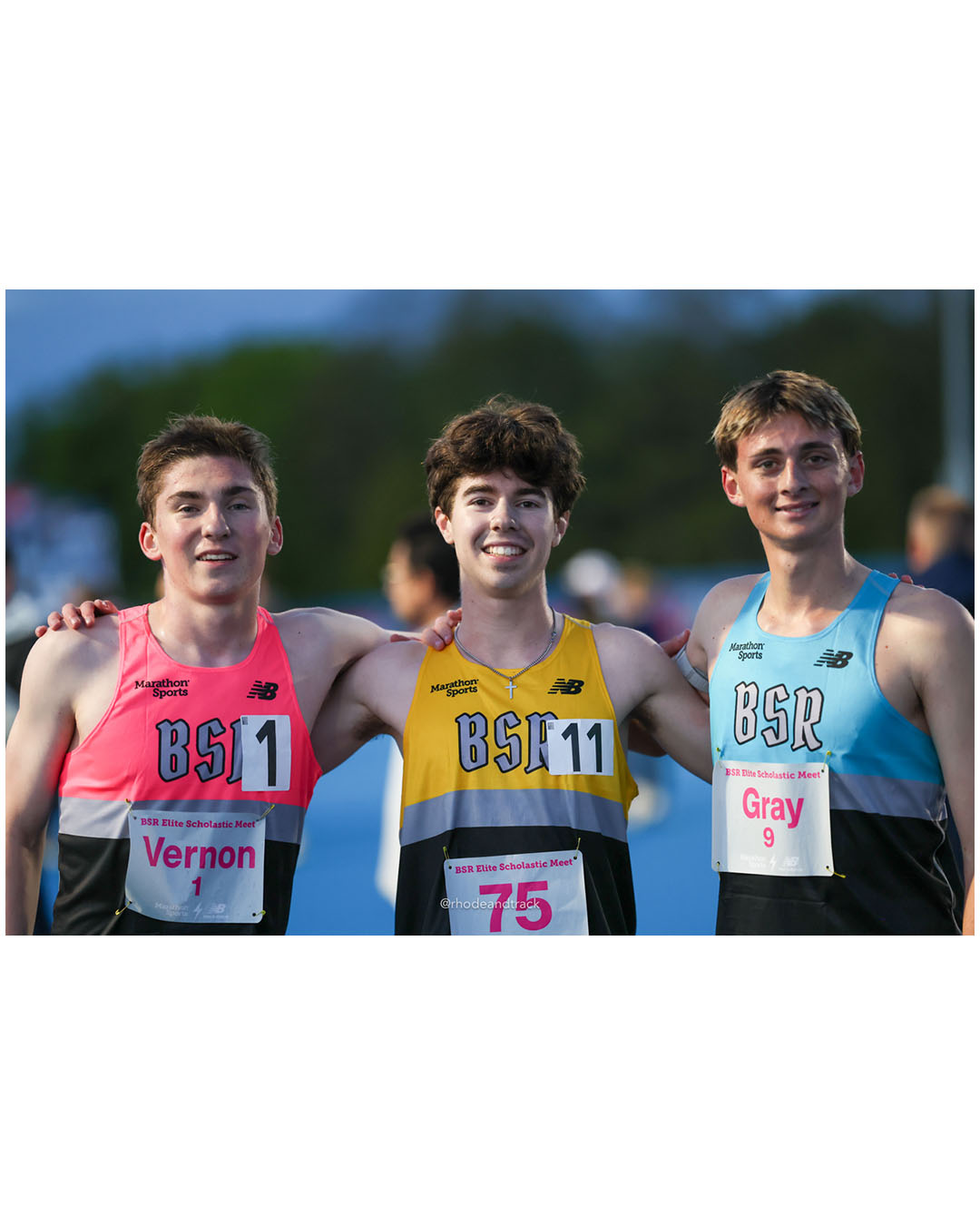 Marshall Vernon, Rhode Island, SR, #1 - David Hayes, Rhode Island, SR, #75 - Sean Gray, Rhode Island, SR, #9 - BSR Elite Scholastic Meet - UMass Lowell - Lowell, Massachusetts - May 15, 2026 File: ./dir-Boys-Mile/260515-2026-BSR-Elite-Scholastic-Meet-368-062A0569.jpg Marshall Vernon, Rhode Island, SR, #1 - David Hayes, Rhode Island, SR, #75 - Sean Gray, Rhode Island, SR, #9 - BSR Elite Scholastic Meet -…