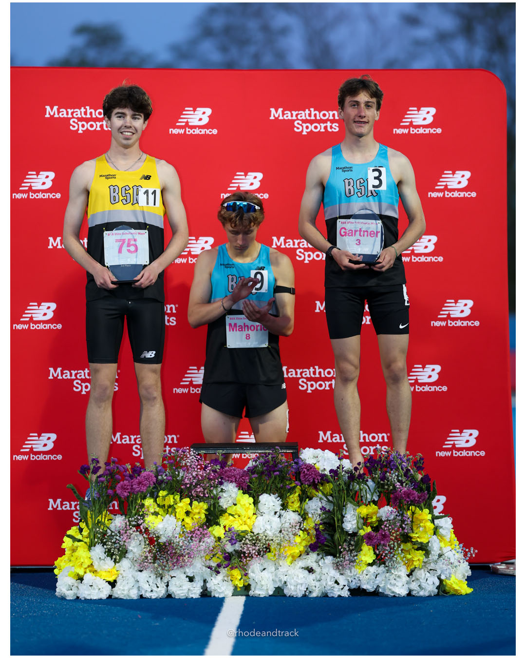 David Hayes, Rhode Island, SR, #75 - Silas Gartner, Massachusetts, SR, #3 - BSR Elite Scholastic Meet - UMass Lowell - Lowell, Massachusetts - May 15, 2026 File: ./dir-Boys-Mile/260515-2026-BSR-Elite-Scholastic-Meet-374-062A0587.jpg David Hayes, Rhode Island, SR, #75 - Silas Gartner, Massachusetts, SR, #3 - BSR Elite Scholastic Meet - UMass Lowell - Lowell, Massachusett…
