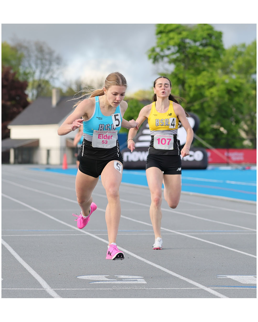 Chloe Elder, Massachusetts, SR, #53 - Lauren Kropo, Connecticut, SR, #107 - BSR Elite Scholastic Meet - UMass Lowell - Lowell, Massachusetts - May 15, 2026 File: ./dir-Girls-400m/260515-2026-BSR-Elite-Scholastic-Meet-12-296A3769.jpg Chloe Elder, Massachusetts, SR, #53 - Lauren Kropo, Connecticut, SR, #107 - BSR Elite Scholastic Meet - UMass Lowell - Lowell, Massachusett…