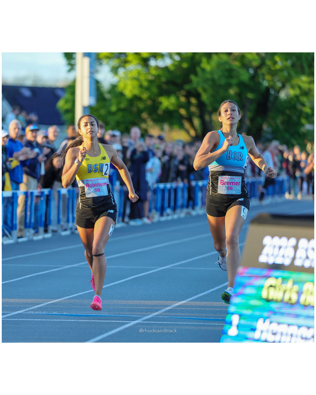 Hayden Robinson, Massachusetts, SR, #59 - Izzy Bremer, New Hampshire, JR, #66 - BSR Elite Scholastic Meet - UMass Lowell - Lowell, Massachusetts - May 15, 2026 File: ./dir-Girls-800m/260515-2026-BSR-Elite-Scholastic-Meet-196-296A0028.jpg Hayden Robinson, Massachusetts, SR, #59 - Izzy Bremer, New Hampshire, JR, #66 - BSR Elite Scholastic Meet - UMass Lowell - Lowell, Massachu…