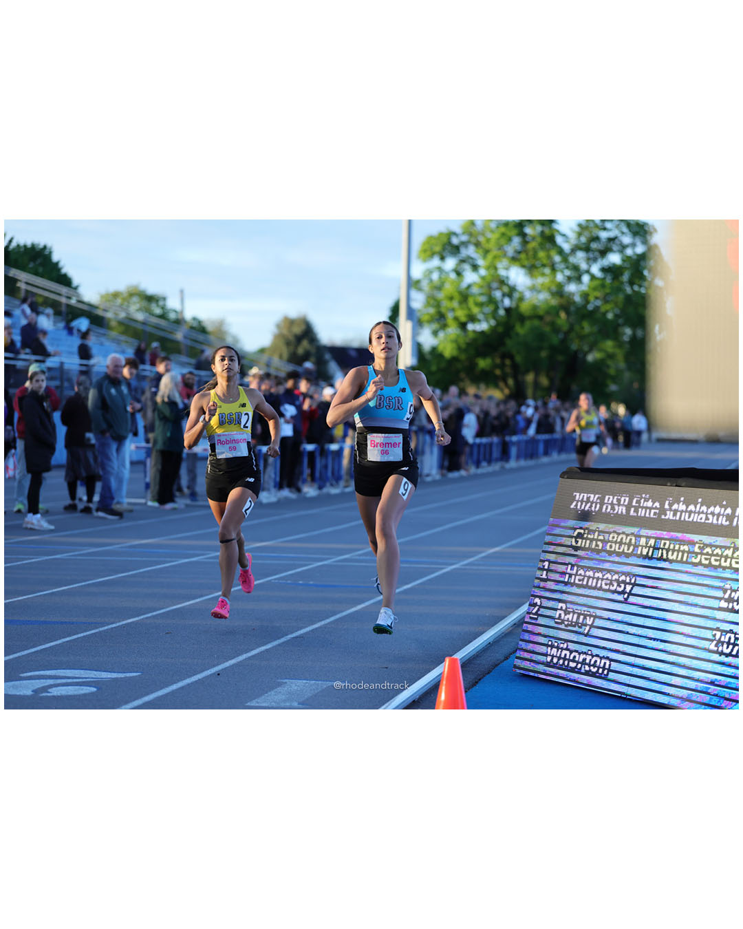 Hayden Robinson, Massachusetts, SR, #59 - Izzy Bremer, New Hampshire, JR, #66 - BSR Elite Scholastic Meet - UMass Lowell - Lowell, Massachusetts - May 15, 2026 File: ./dir-Girls-800m/260515-2026-BSR-Elite-Scholastic-Meet-198-296A0059.jpg Hayden Robinson, Massachusetts, SR, #59 - Izzy Bremer, New Hampshire, JR, #66 - BSR Elite Scholastic Meet - UMass Lowell - Lowell, Massachu…